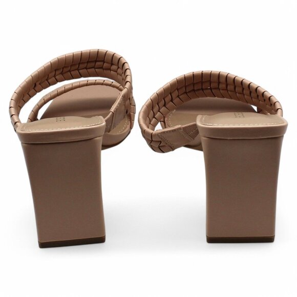 BCBGeneration Womens Fenda Faux Leather Strappy Block Heels - Picture 8 of 8